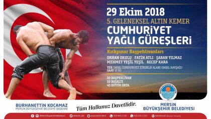 5. Geleneksel 29 Ekim Altın Kemer Cumhuriyet Yağlı Güreşleri