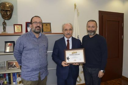 Mersinefil Sinema Derneği Yönetim Kurulu Üyeleri Onur Kıratlı ve Murat