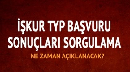 İŞKUR TYP kura sonuçları sorgula 2019