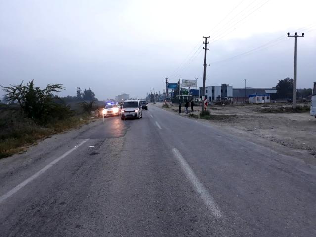 Mersin'in Tarsus ilçesinde meydana gelen trafik