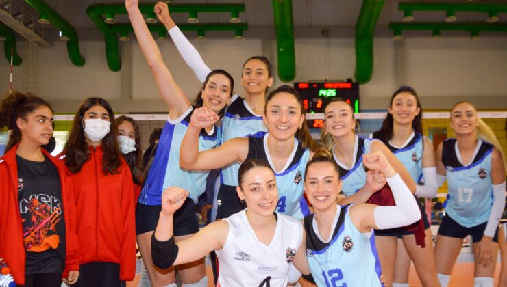 BÜYÜKŞEHİR MSK EVİNDE GALİP GELDİ Mersin Büyükşehir Belediyesi Gençlik ve Spor Kulübü (MSK) Kadın Voleybol