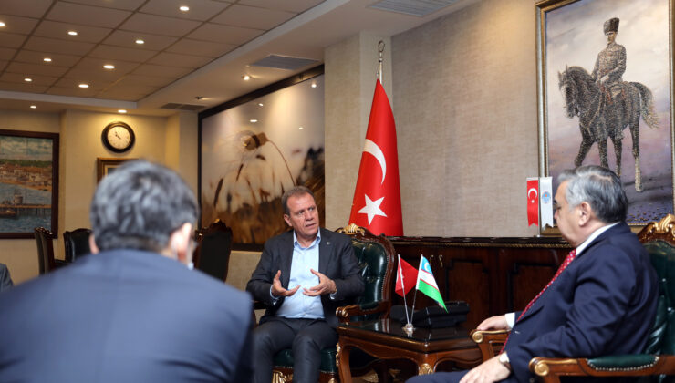 Mersin Büyükşehir Belediye Başkanı Vahap Seçer, Özbekistan Cumhuriyeti Ankara Büyükelçisi