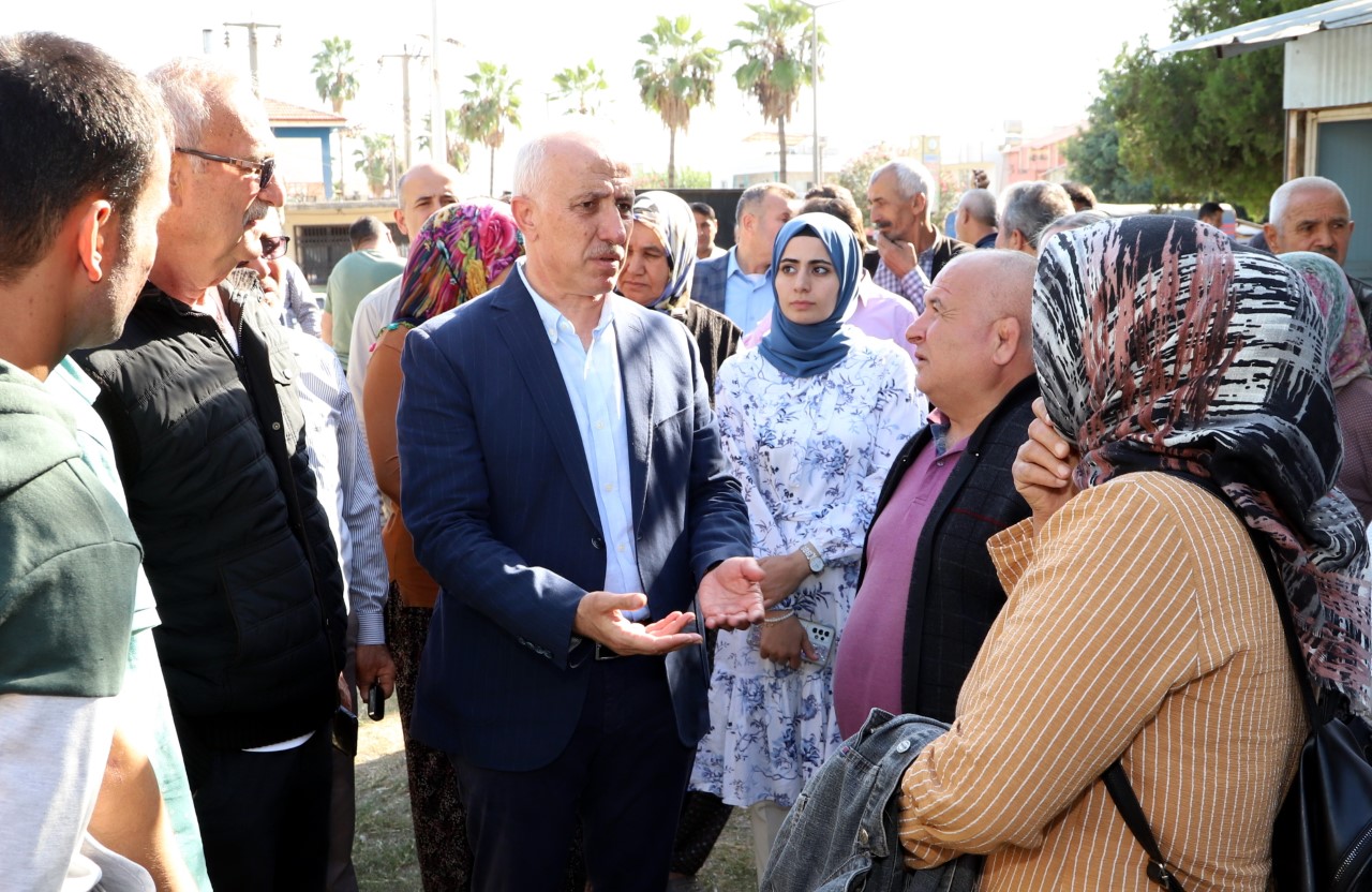 Akdeniz Belediye Başkanı M. Mustafa Gültak, Huzurkent Adnan Menderes ve