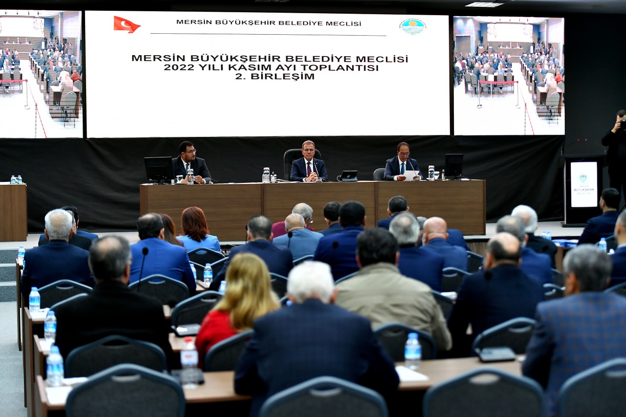 Mersin Büyükşehir Belediye Meclisi’nin Kasım ayı 2. Birleşim Toplantısı, Mersin