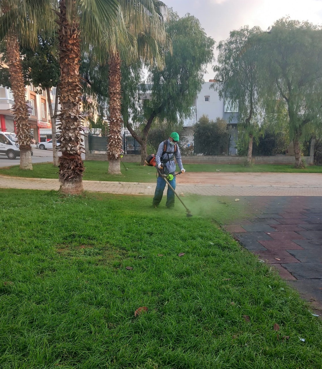 Yeşil alan ve parkların yılın her mevsiminde temiz ve bakımlı