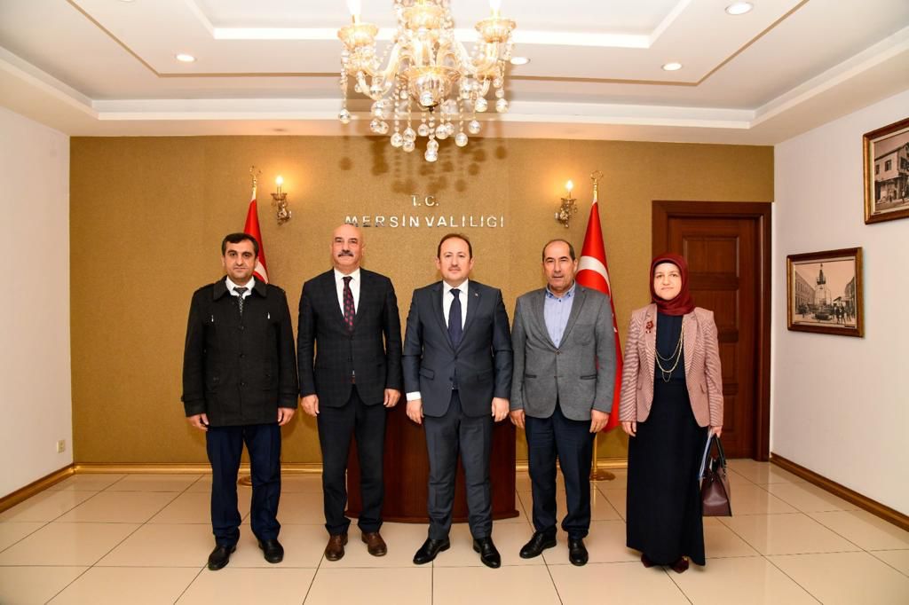 Valimiz Ali Hamza Pehlivan, ziyaretine gelen; Türkiye Atıcılık ve Avcılık
