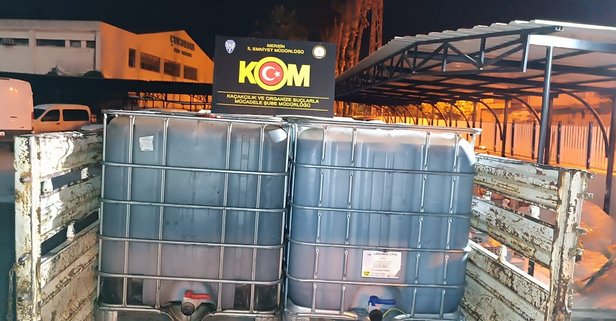 Mersin‘de kaçak akaryakıt ticareti yapan şahıslara yönelik düzenlenen operasyonda piyasa