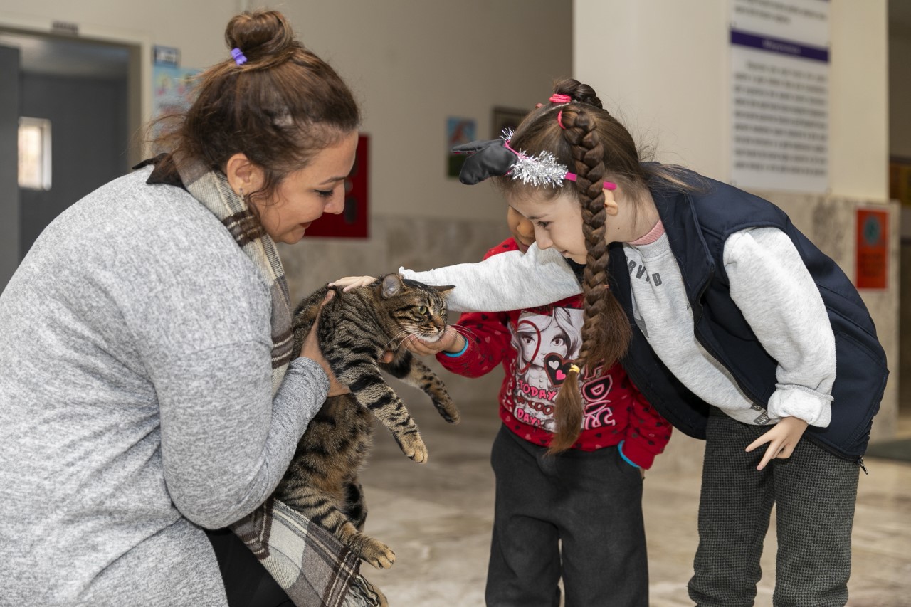 Mersin Büyükşehir Belediye Başkanı Vahap Seçer’den, öğrenci arkadaşlarıyla birlikte sahiplendikleri “Boncuk” için ‘Kedi
