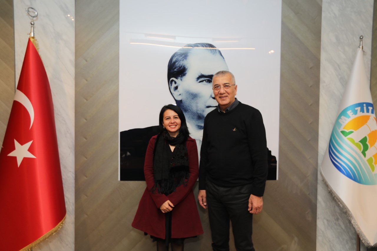 Çağlarca Tarımsal Kalkınma Kooperatifi Başkanı Nermin Korkmaz, üyeleri Hilmi İnce