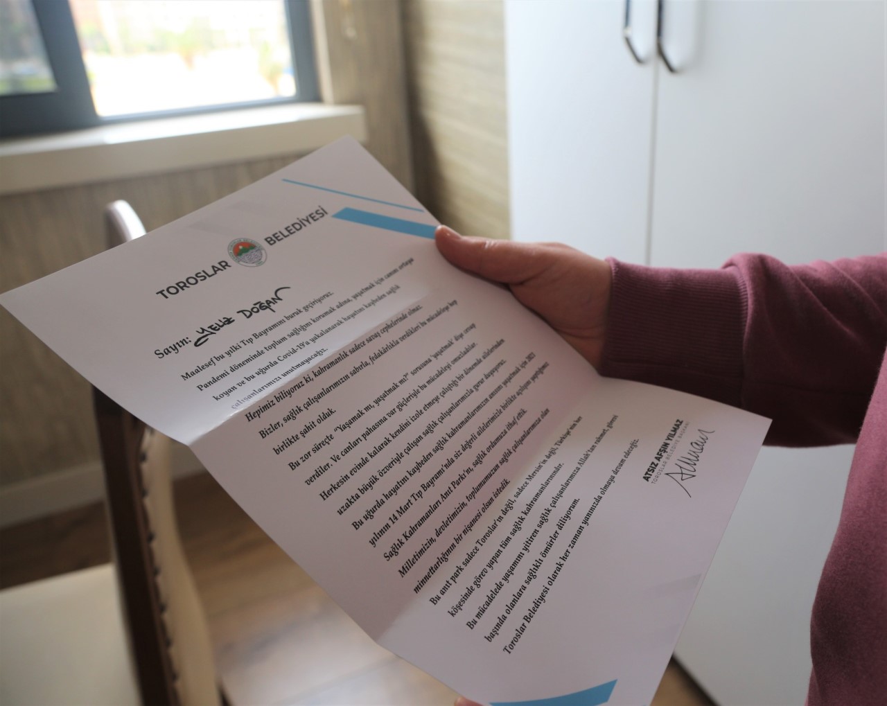 Toroslar Belediye Başkanı Atsız Afşın Yılmaz, pandemi döneminde fedakârca çalışan