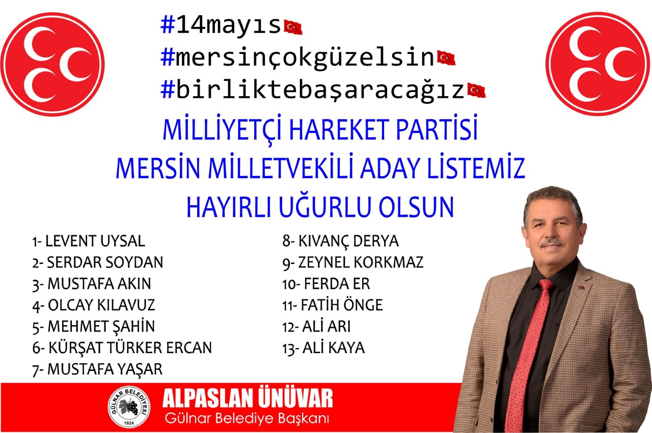 Gülnar Belediye Başkanı Alpaslan