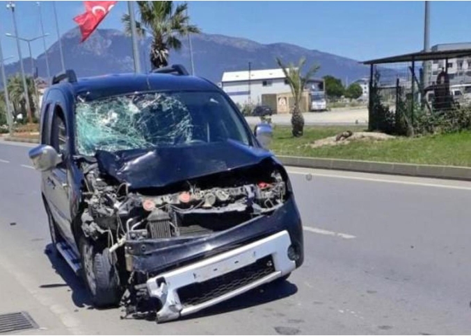 Mersin’in Anamur ilçesinde, hafif