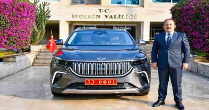 Mersin Valisi Ali Hamza Pehlivan, Türkiye’nin yerli otomobili Togg’u makam