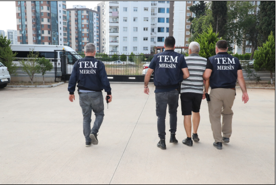 Mersin Terörle Mücadele Şube Müdürlüğü ekiplerimiz, FETÖ/PDY silahlı terör örgütü