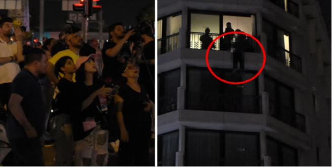 Taksim’de, ABD vatandaşı olduğu öğrenilen bir kişi, kaldığı otelin 8’inci