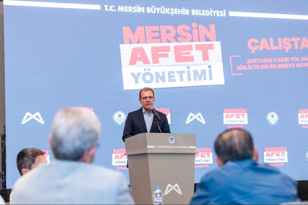 Başkan Vahap Seçer, Mersin Büyükşehir Belediyesi Afet İşleri Dairesi Başkanlığı