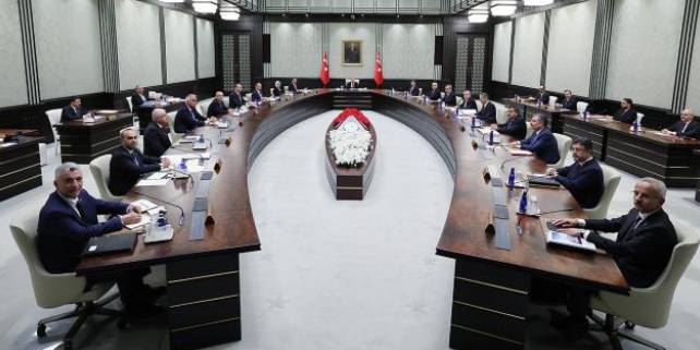 Cumhurbaşkanı Recep Tayyip Erdoğan Yeni Cumhurbaşkanlığı Kabinesi ilk toplantısı sonrasında