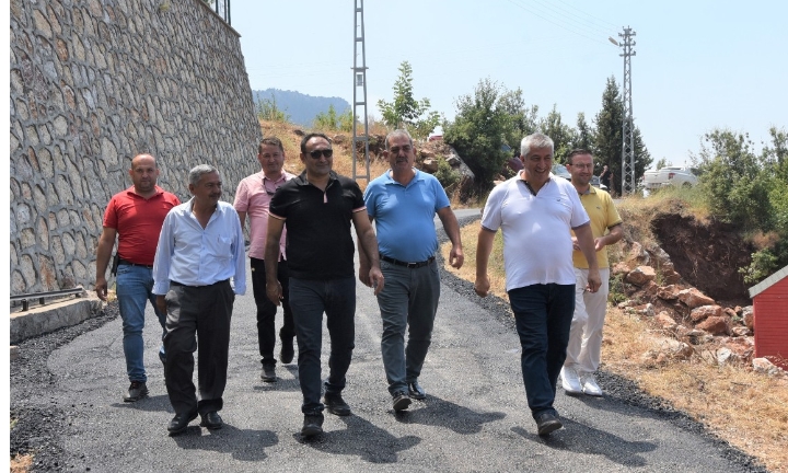 Toroslar Belediye Başkanı Atsız Afşın Yılmaz, yaylalarda yol yapım ve