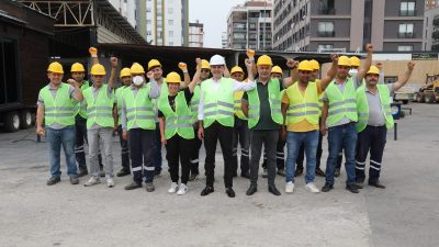 Mezitli Belediye Başkanı Ahmet Serkan Tuncer, 1 Mayıs Emek ve