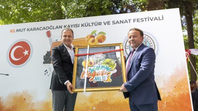 BAŞKAN SEÇER, ‘62. MUT KARACAOĞLAN KAYISI KÜLTÜR VE SANAT FESTİVALİ’NE