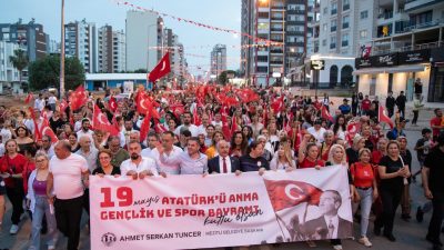 Mezitli Belediyesi, 19 Mayıs Atatürk’ü Anma, Gençlik ve Spor Bayramı’nı