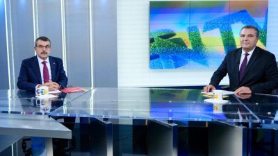 Milli Eğitim Bakanı Yusuf Tekin NTV’de katıldığı canlı yayında Ahmet Ergen’in sorularını