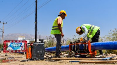 Mersin’in tüm ilçelerinde altyapı çalışmalarını durmaksızın sürdüren MESKİ Genel Müdürlüğü,