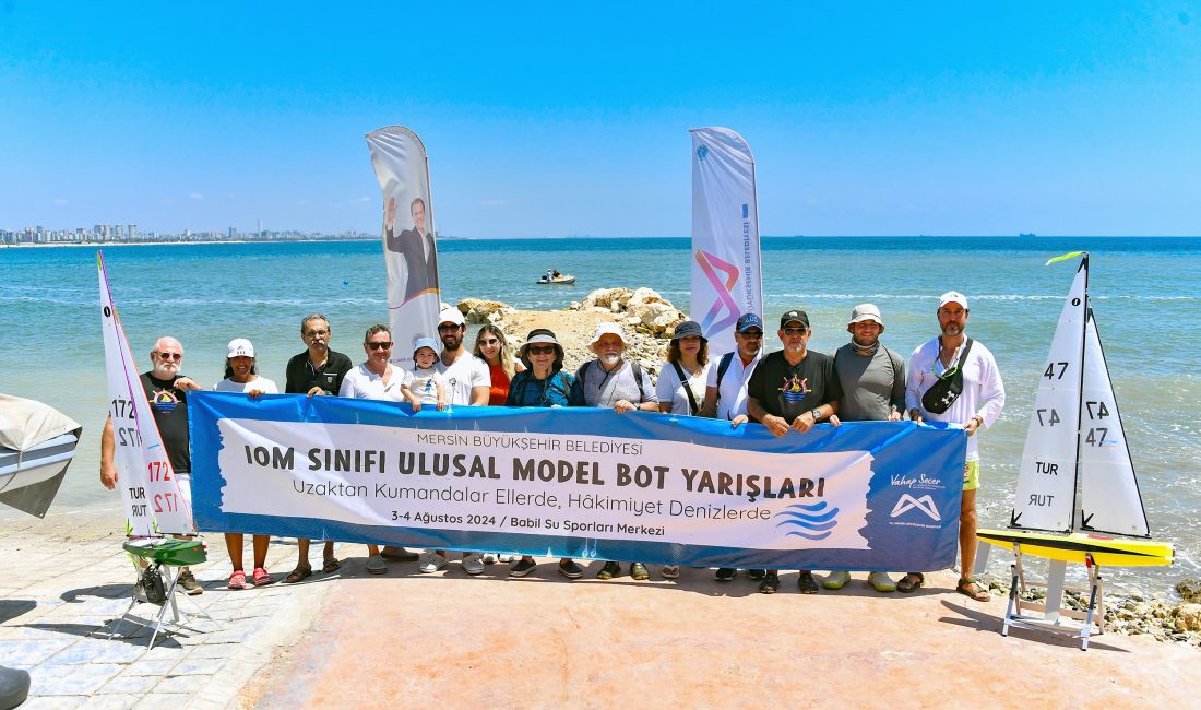 BÜYÜKŞEHİR, TÜRKİYE YELKEN FEDERASYONU İŞ BİRLİĞİNDE ‘IOM SINIFI ULUSAL MODEL BOT YARIŞLARI’NI GERÇEKLEŞTİRDİ Mersin Rota Yelken Kulübü tarafından organize edilen ve Mersin Büyükşehir