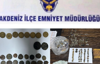 Mersin Akdeniz İlçe Emniyet Müdürlüğü ekipleri, kaçakçılık ve sahtecilik operasyonunda