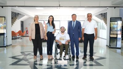   KKTC Cumhurbaşkanlığı Engelliler Komitesi Başkanı Ahmet Akdeniz, KAÜ
