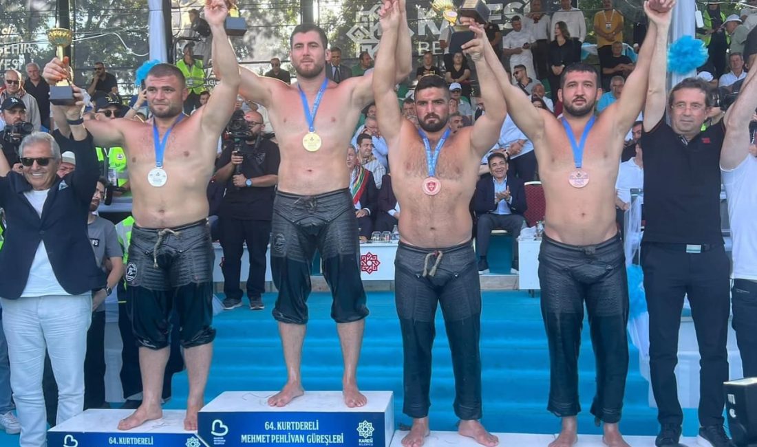 Kemer Belediye pehlivanı 3’üncü oldu
Kemer Belediye pehlivanı Gürkan Balcı, bu yıl 64’ncüsü