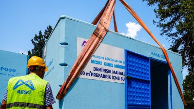 Vatandaşlara kaliteli içme suyu teminini aralıksız sürdüren MESKİ; Mezitli İlçesi