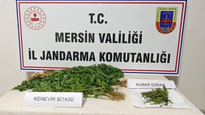Mersin İl Jandarma Komutanlığı ekipleri, uyuşturucu madde ticareti yapan şahıslara