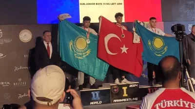 Mersin'in Tarsus ilçesinden lise öğrencisi Samet Nas, Moldova'da düzenlenen Dünya