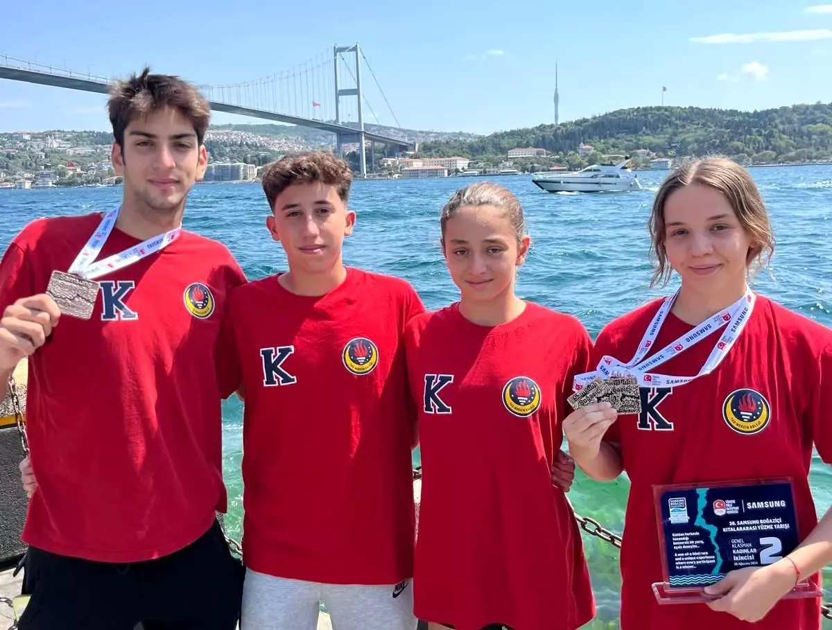 Mersin TOHM Yüzücüleri İstanbul Boğaziçi Kıtalararası Maratonu’nda Öne Çıktı