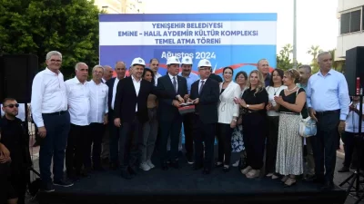 Mersin Yenişehir Belediyesi, Eğirçam Mahallesi'nde inşa edilecek Emine-Halil Aydemir Kültür