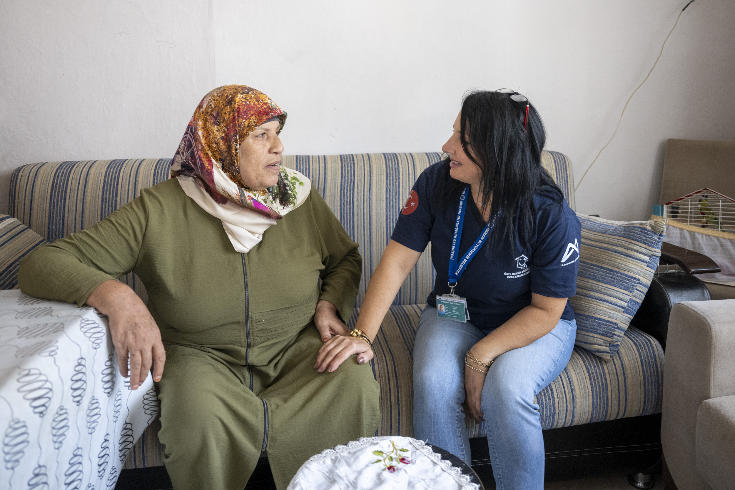 Mersin Büyükşehir Belediyesi Yaşlı Destek Birimi ile her gün