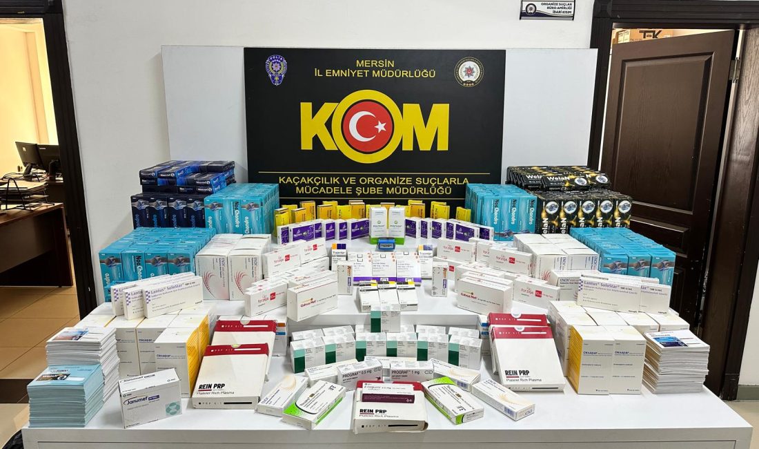 Çamaşır makinelerinden13.500 kutu ilaç ele geçirildi Derşah NAR / MERSİN-BHA Yapılan uzun süreli teknik ve fiziki