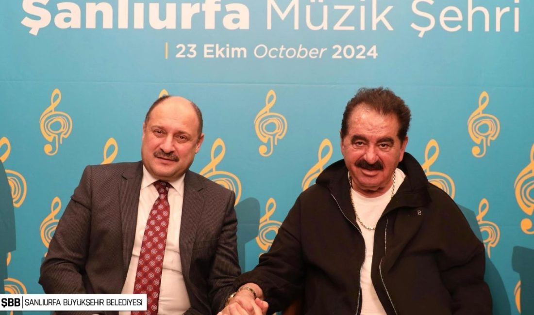 Tatlıses Şanlıurfa’da Başkan Kasım Gülpınar’la buluştu…
Şanlıurfalı Türkücü İbrahim Tatlıses, 23 Ekim 2024 tarihinde