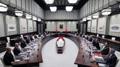 ANKARA-BHA Cumhurbaşkanı Recep Tayyip Erdoğan başkanlığında yapılan Milli Güvenlik Kurulu