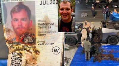 ABD’nin Las Vegas kentindeki Trump International Hotel’inin önünde, Tesla markasına