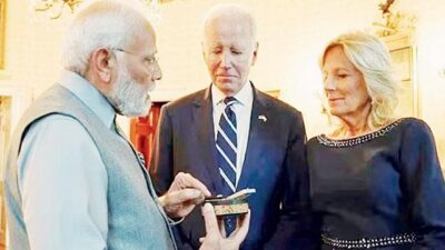 Bilgilendirme raporuna göre en pahalı hediyeyi ABD ziyareti sırasında Hindistan