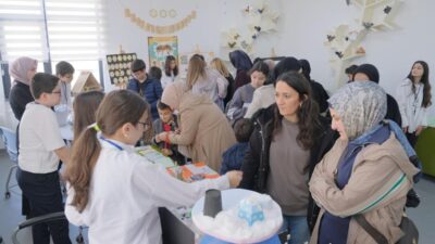 SAMSUN-BHA Canik Özdemir Bayraktar Keşif Kampüsü öğrencileri, hazırladıkları projelerle hayran