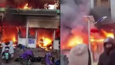 Çin’in kuzeyindeki Hebei eyaletine bağlı Zhangjiakou şehrinin Qiaoxi bölgesindeki bir