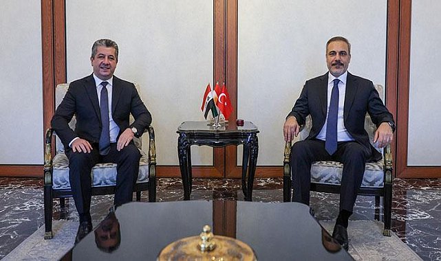 Dışişleri Bakanı Hakan Fidan, Irak Kürt Bölgesel Yönetimi (IKBY) Başbakanı