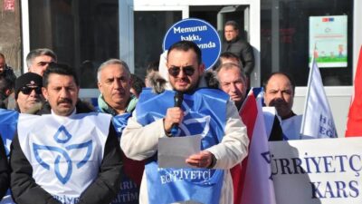 KARS-BHA Hürriyetçi Eğitim Sen Kars Şubesi, memur zamlarının yetersiz olduğu