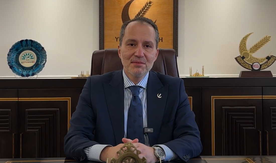 Fatih Erbakan mesajında şunları ifade etti: ”Bilindiği üzere iktidar SKK