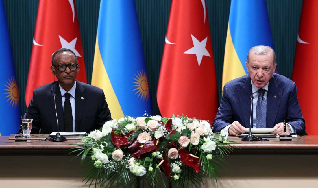 ANKARA-BHA Cumhurbaşkanı Recep Tayyip Erdoğan, Ruanda Cumhurbaşkanı Paul Kagame ile