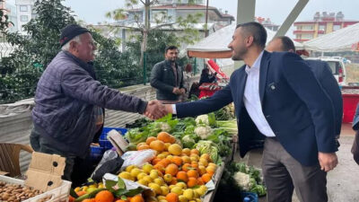 ANTALYA-BHA AK Parti Serik İlçe Başkanı Ahmet Söker ve yönetim