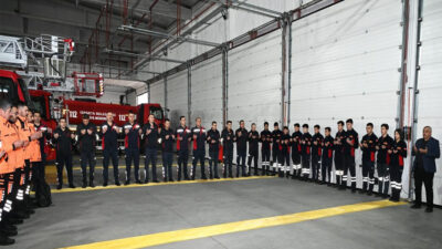 ISPARTA-BHA Isparta Belediyesi İtfaiye Müdürlüğü ekipleri, her sabah göreve başlamadan